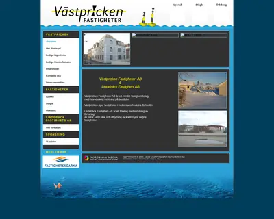Västpricken startsida 2012