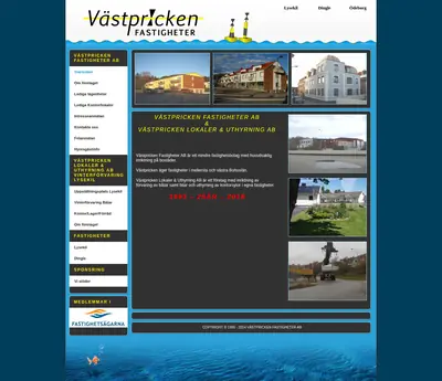 Västpricken startsida 2019