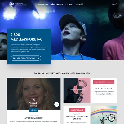 Västsvenska Industri- och Handelskammaren startsida 2018