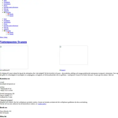 Vattenposten startsida 2019