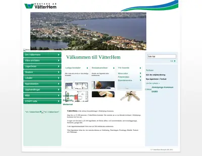 Vi i Vätterhem startsida 2011
