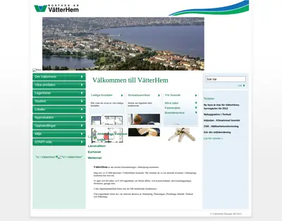 Vi i Vätterhem startsida 2012