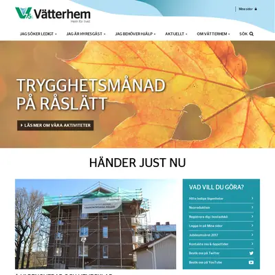Vi i Vätterhem startsida 2017
