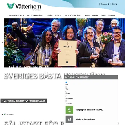 Vi i Vätterhem startsida 2020