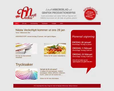 F Hs VeckoNytt startsida 2015