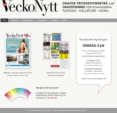 F Hs VeckoNytt startsida 2017