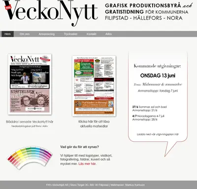 F Hs VeckoNytt startsida 2018