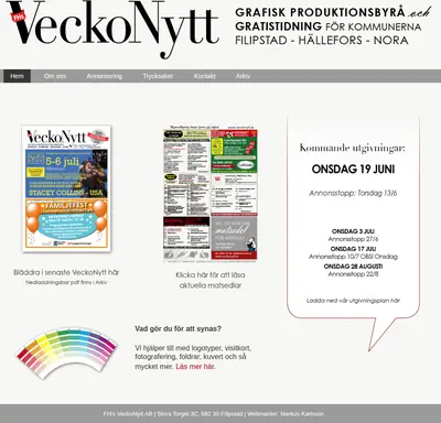 F Hs VeckoNytt startsida 2019