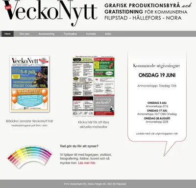 F Hs VeckoNytt startsida 2020