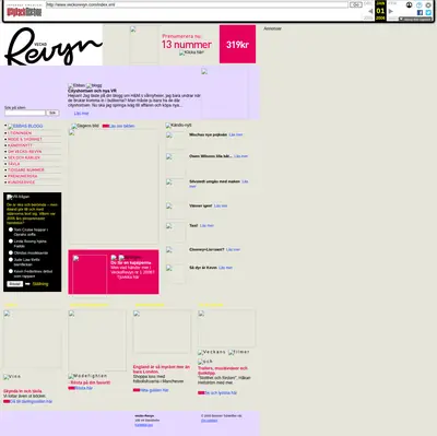 veckorevyn.com startsida 2006