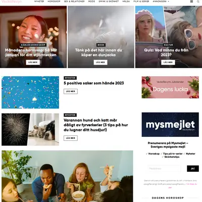 veckorevyn.com startsida 2024