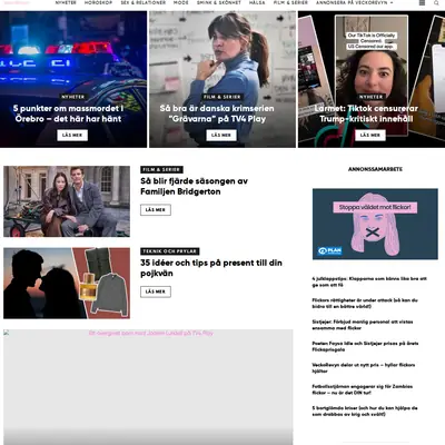 veckorevyn.com startsida 2025
