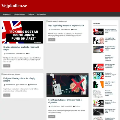 www.vejpkollen.se startsida 2020
