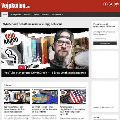 www.vejpkollen.se startsida 2026