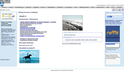 vellinge.se startsida 2005