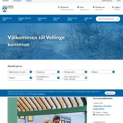 vellinge.se startsida 2023