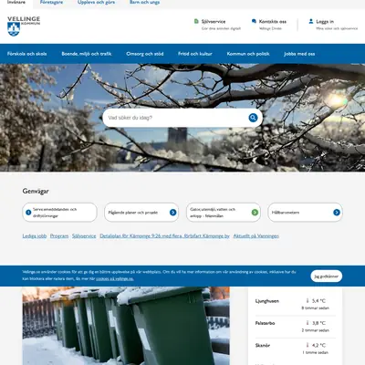 vellinge.se startsida 2025
