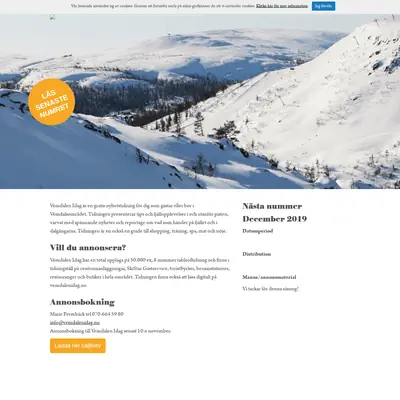 Vemdalen Idag startsida 2019