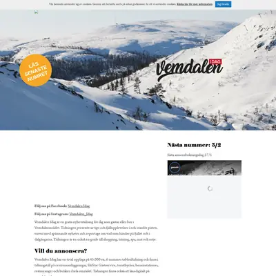 Vemdalen Idag startsida 2026