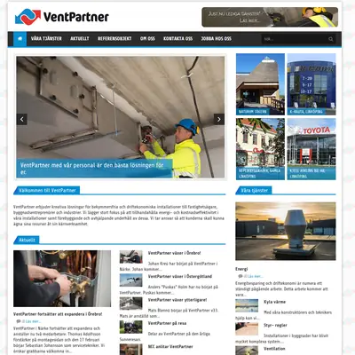 www.ventpartner.se startsida 2014