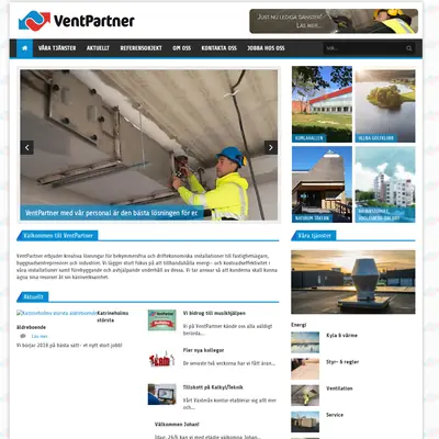 www.ventpartner.se startsida 2018