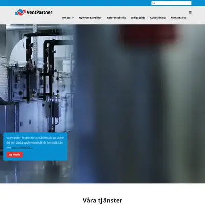 www.ventpartner.se startsida 2019