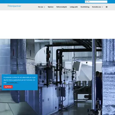 www.ventpartner.se startsida 2021