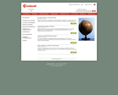 Verdandi startsida 2009