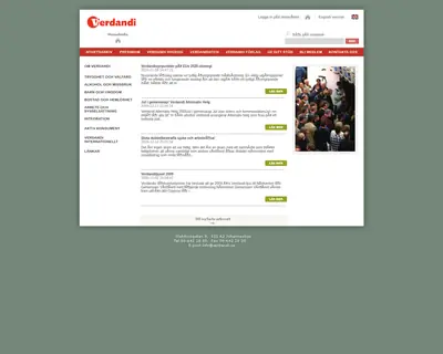 Verdandi startsida 2010