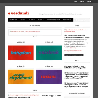 Verdandi startsida 2018