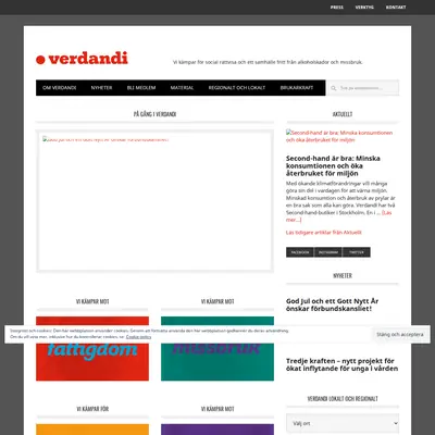 Verdandi startsida 2019