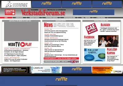 NYA VERKSTADSFORUM startsida 2011