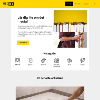 vertex.nu startsida 2026