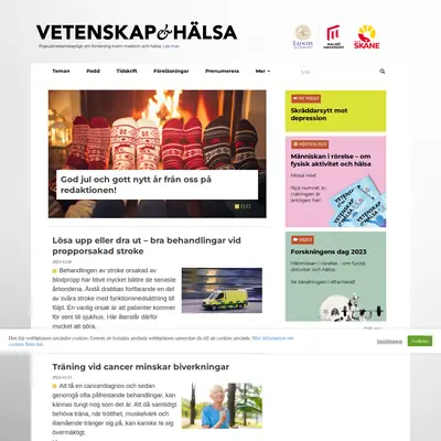 Ny Vetenskap startsida 2024