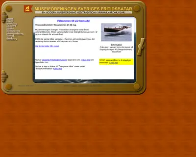 VETERANBÅTEN startsida 2006