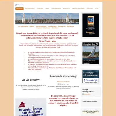 VETERANBÅTEN startsida 2015