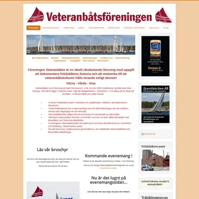 VETERANBÅTEN startsida 2016