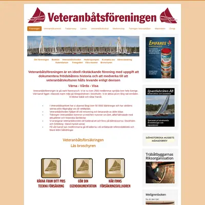 VETERANBÅTEN startsida 2018