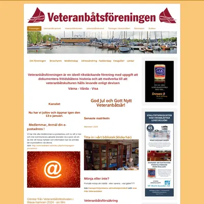 VETERANBÅTEN startsida 2026