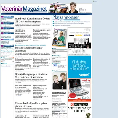 Veterinärmagazinet startsida 2013