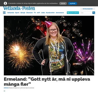 Vetlanda-Posten e-postutskick startsida 2017