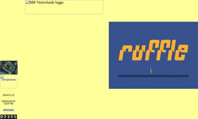 VETTERSLUNDAREN startsida 2004
