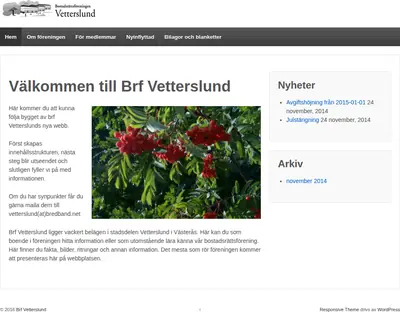 VETTERSLUNDAREN startsida 2016
