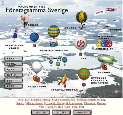 Vi startsida 1998