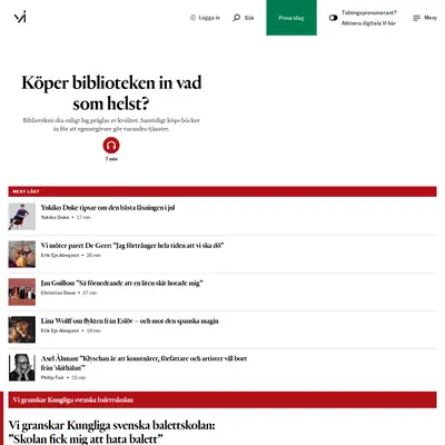 Vi startsida 2026