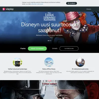 viaplay.fi startsida 2017