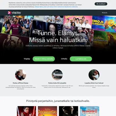 viaplay.fi startsida 2018
