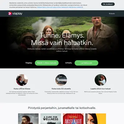 viaplay.fi startsida 2019