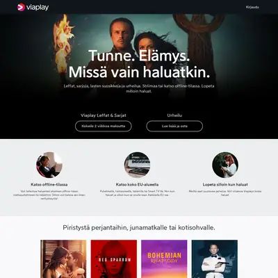 viaplay.fi startsida 2020