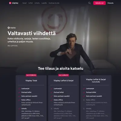 viaplay.fi startsida 2025